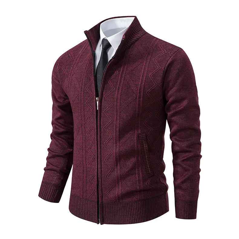 Sackville | Men's Full-Zip Ribbed Knit Cardigan
