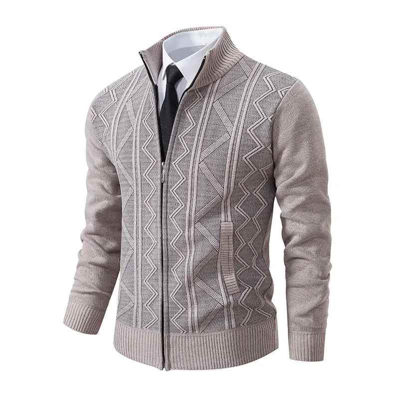 Sackville | Men's Full-Zip Ribbed Knit Cardigan