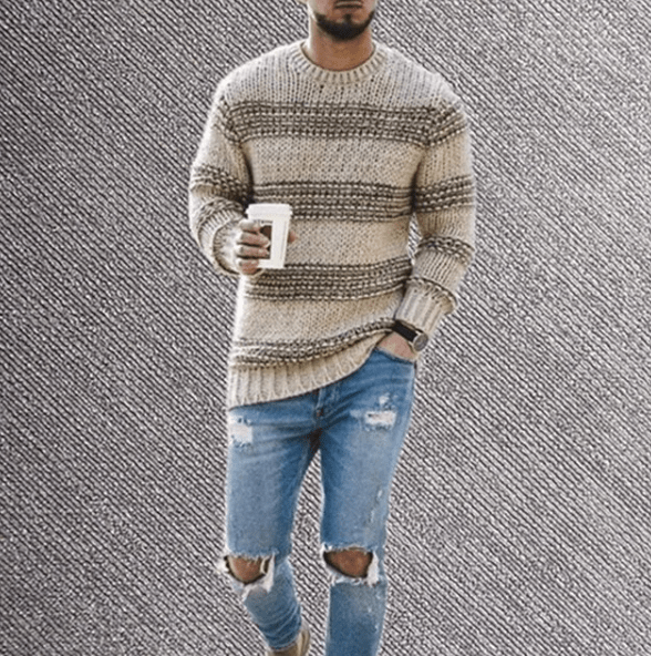 Ulysses jumper in Khaki
