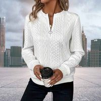 Juliette | Women's Cable Knit Zip Up Jumper