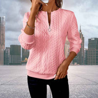 Juliette | Women's Cable Knit Zip Up Jumper
