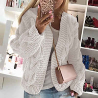 Clemence | Women's Oversized Cable Knit Cardigan