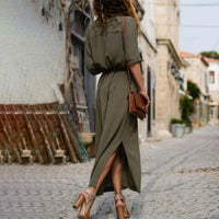 Rosalind button-down shirt dress additional detail