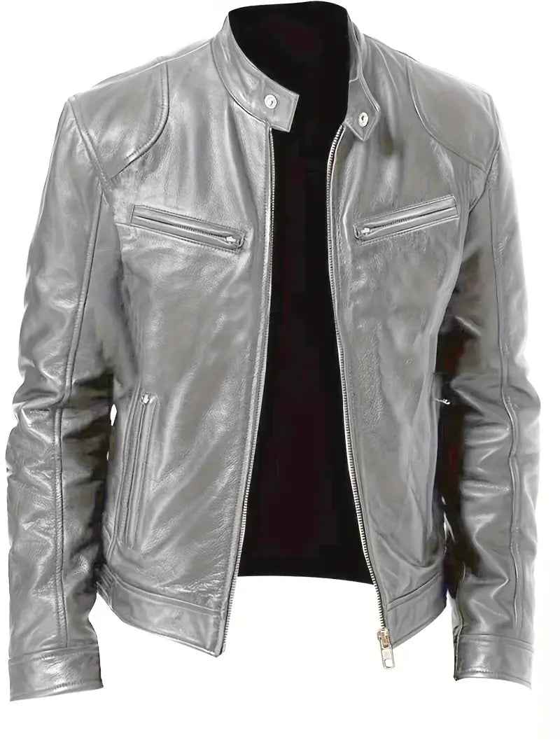 Calder | Men's Slim Fit Racer Jacket