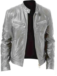 Calder | Men's Slim Fit Racer Jacket