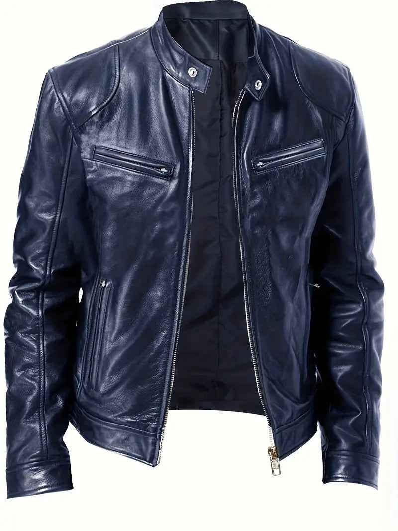 Calder | Men's Slim Fit Racer Jacket