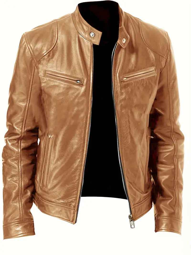 Calder | Men's Slim Fit Racer Jacket