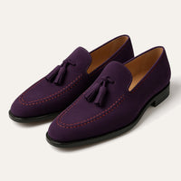 Nicholas | Men's Suede Tassel Loafers