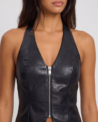Arabella halter top close-up