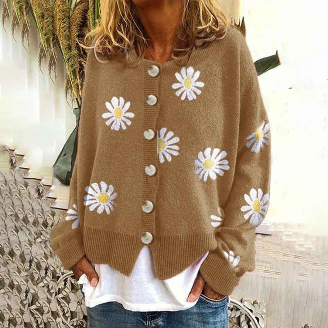 Cassandra | Women's Oversized Button-Front Cardigan