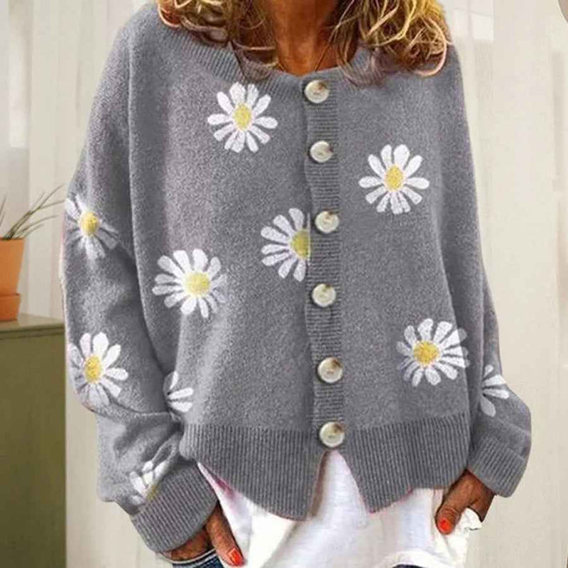 Cassandra | Women's Oversized Button-Front Cardigan