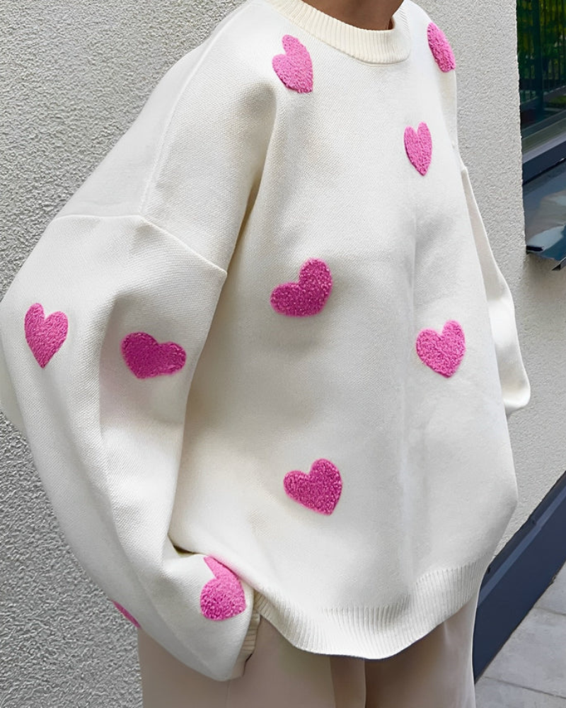 Damaris oversized crew neck jumper, tenth view