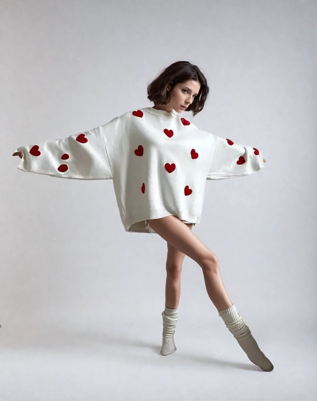 Damaris | Women's Oversized Crew Neck Jumper