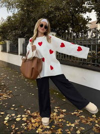 Damaris | Women's Oversized Crew Neck Jumper