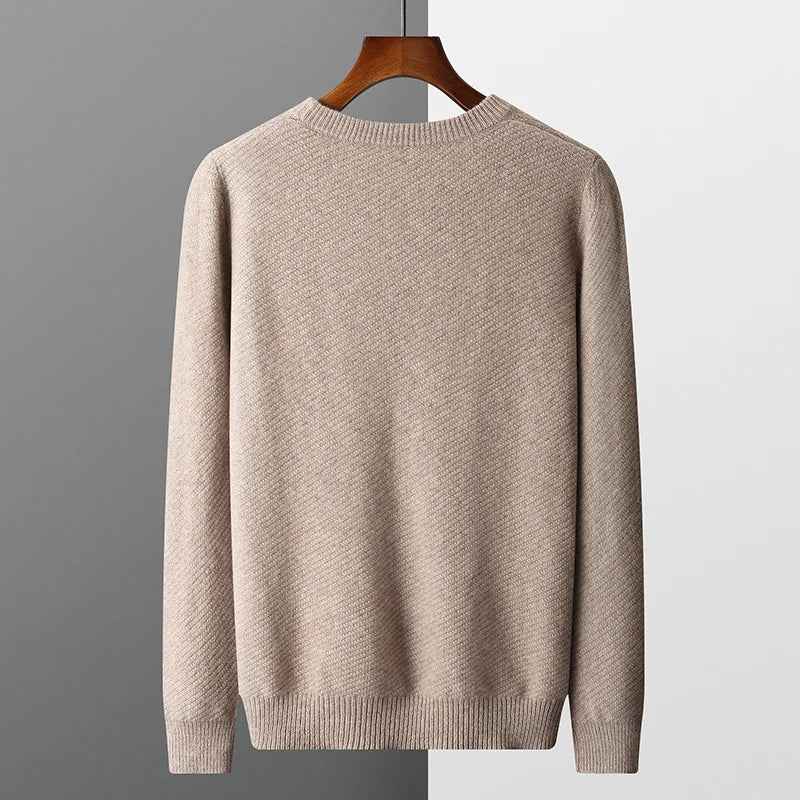 Lavenham | Men's Textured Knit Crew Neck Jumper