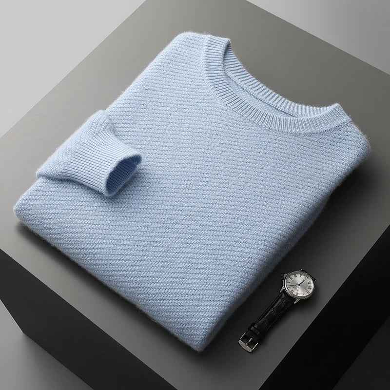 Lavenham | Men's Textured Knit Crew Neck Jumper