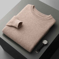 Lavenham | Men's Textured Knit Crew Neck Jumper