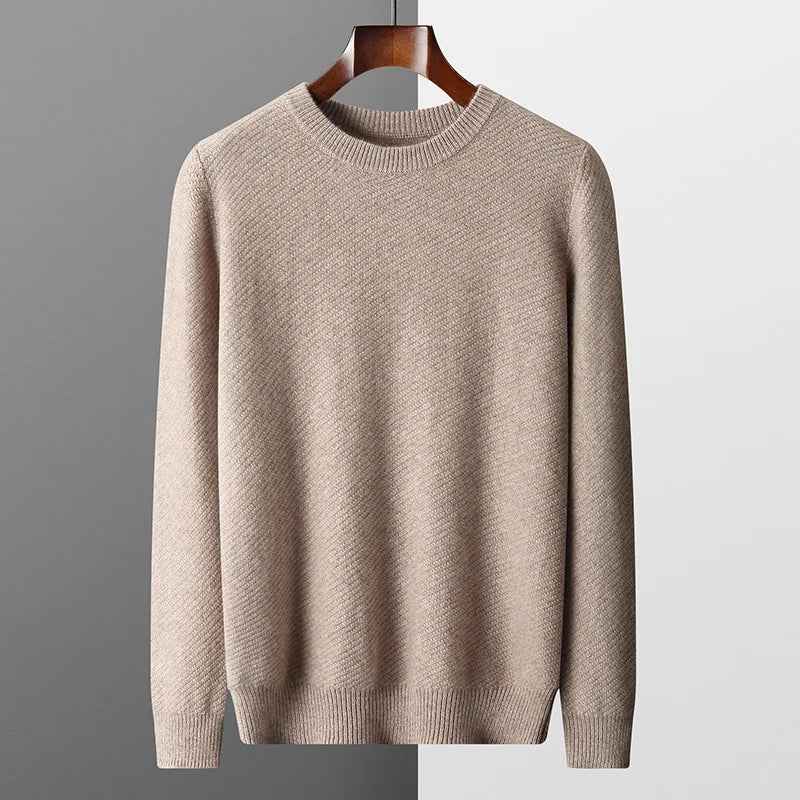 Lavenham | Men's Textured Knit Crew Neck Jumper