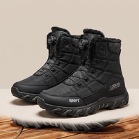 Darnley | Men's Waterproof Winter Snow Boots Black