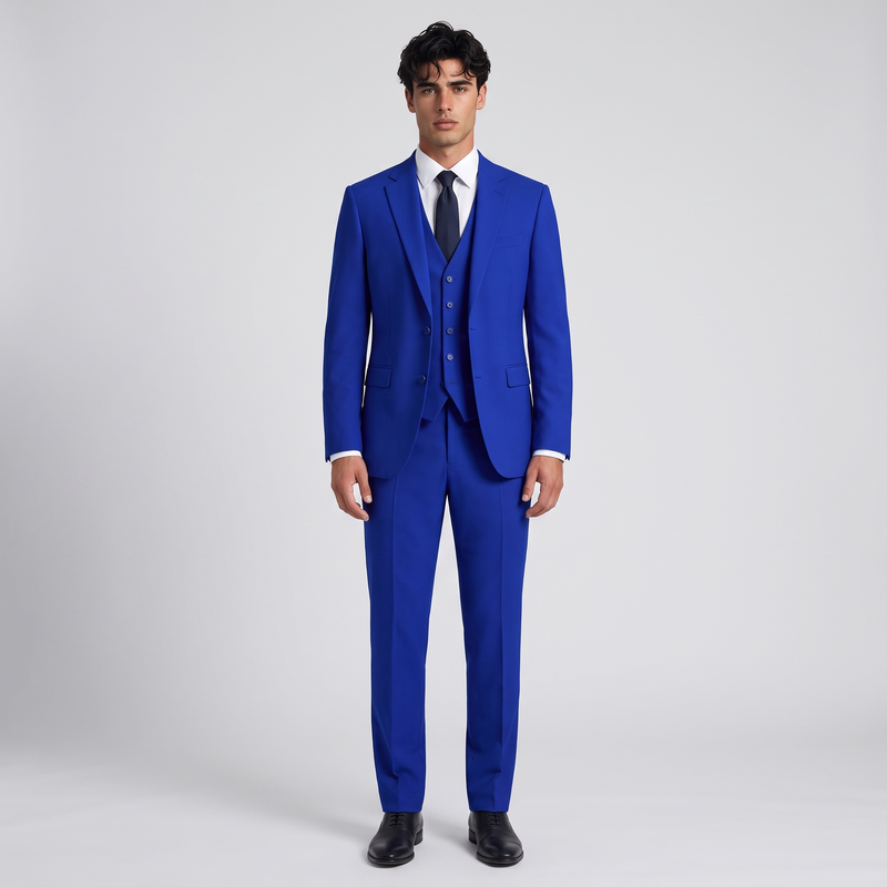 Abram | Men's Slim Fit 3 Piece Business Suit