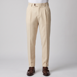 Julian | Slim Fit Pleated Tailored Dress Trousers