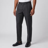 Harris | Men's White Pinstripe Dress Trousers