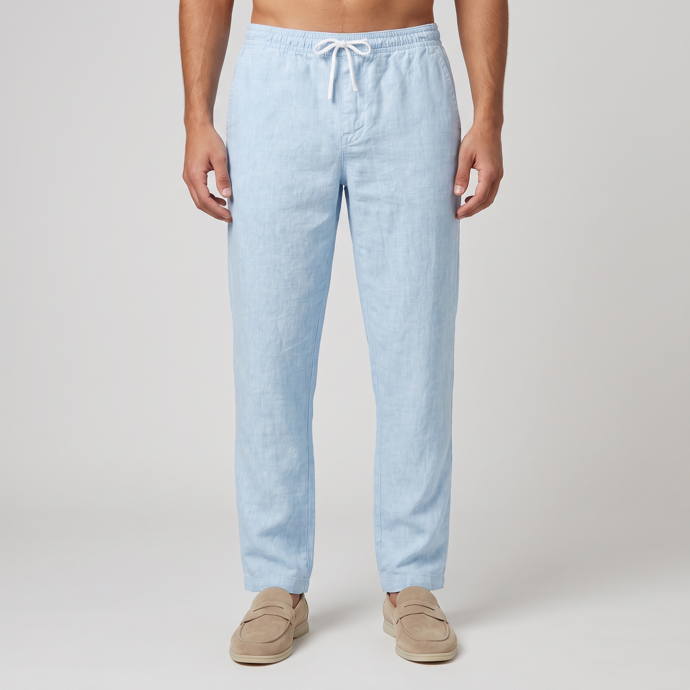 Gael | Men's Elastic Linen Trousers