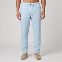Gael | Men's Elastic Linen Trousers