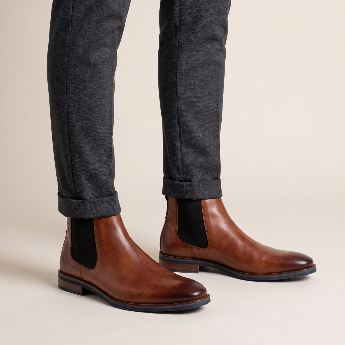 Torrington | Men's Leather Chelsea Boots Elastic Side Panels