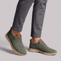 Leland | Men's Lace-Up Casual Trainers Cushioned Footbed