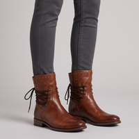 Anemone | Women's Lace-Up Studded Boots