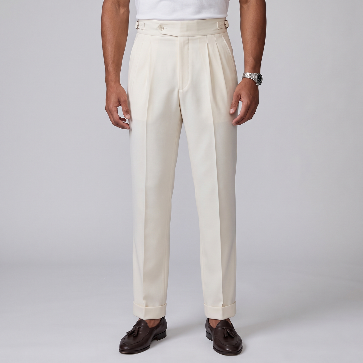 Stratford | Men's Pleated Dress Trousers High Rise