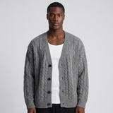 Trevelyan | Men's Oversized Cable Knit Cardigan Button Up