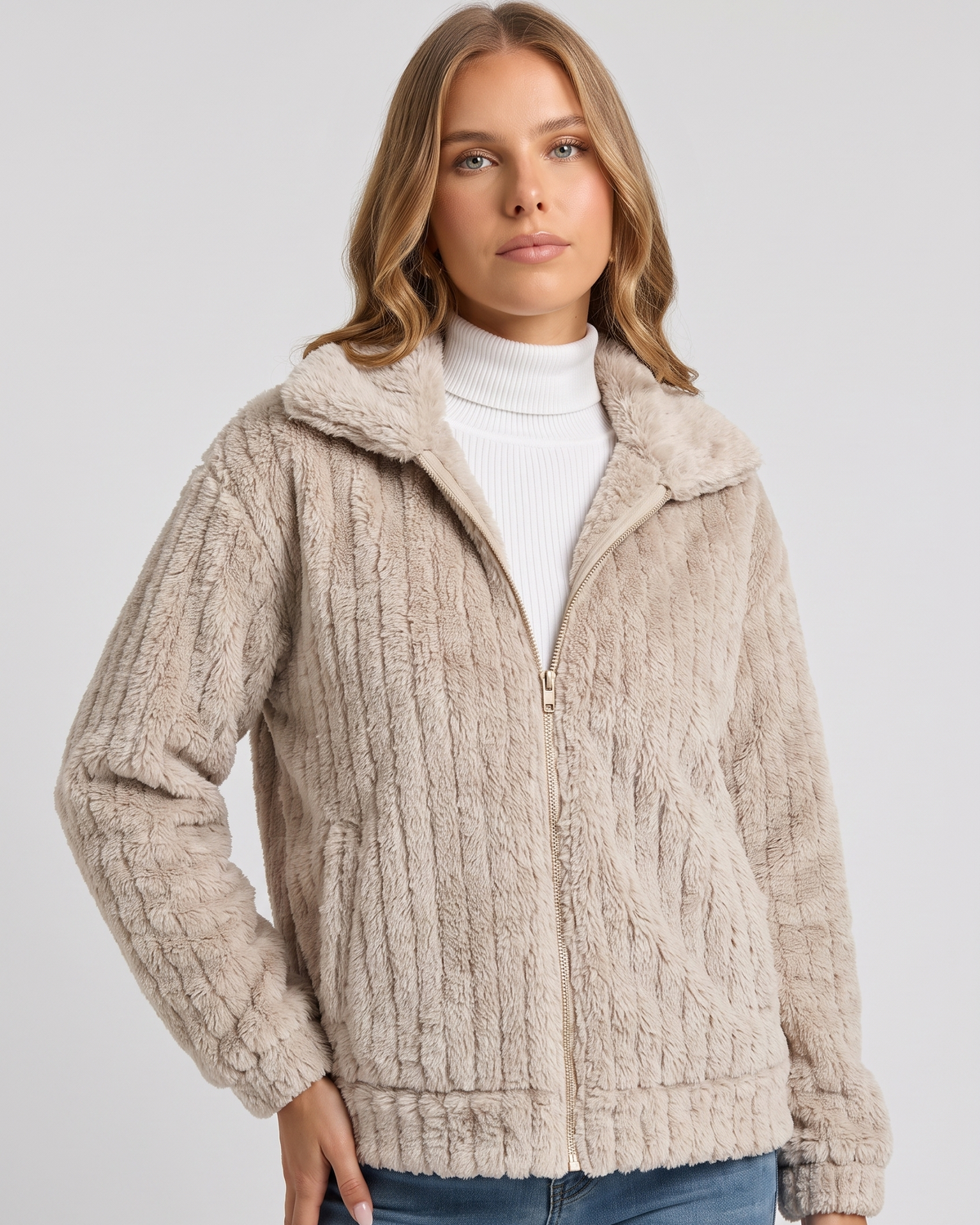 Priscilla | Women's Zip-Up Relaxed Fit Jacket