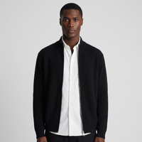 Rupert | Men's Full-Zip Ribbed Jumper Stand Collar