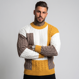 Roderick | Men's Colour Block Crew Neck Jumper