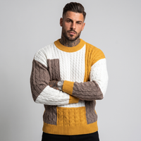 Roderick | Men's Colour Block Crew Neck Jumper