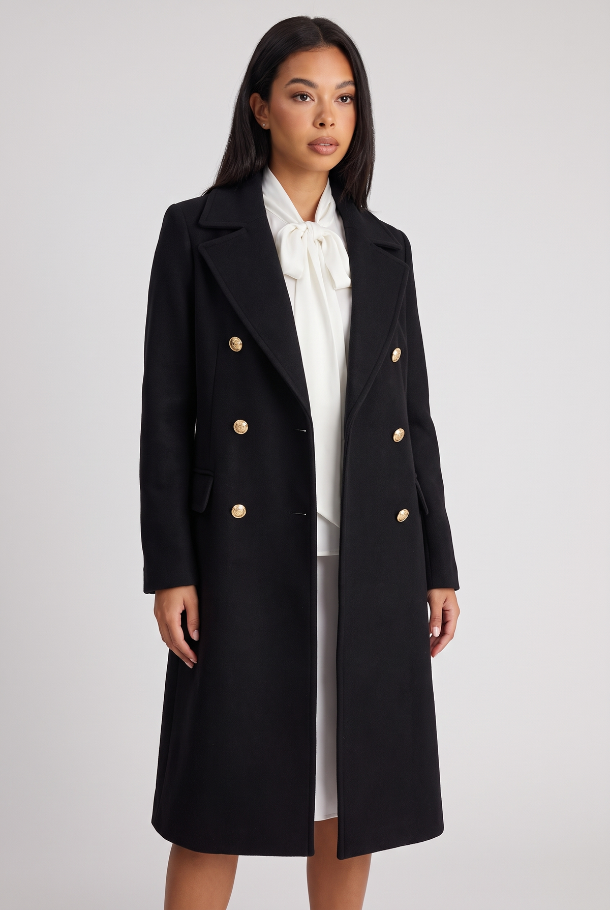 Marisol | Women's Double-Breasted Longline Coat