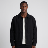 Fulke | Men's Button-Down Jacket Black