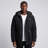Humbert | Men's Hooded Military Jacket with Drawstring Waist