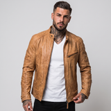 Cyprian | Men's Slim Fit Racer Jacket