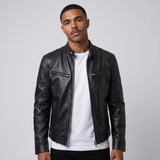 Calder | Men's Slim Fit Racer Jacket