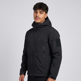 Aurelius | Men's All-Weather Rain Jacket with Hood and Zipper Pockets