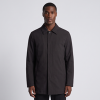 NOLA model wearing mid-length button-down jacket