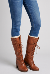 Ursula | Women's Orthopedic Lace-Up Leather Boots