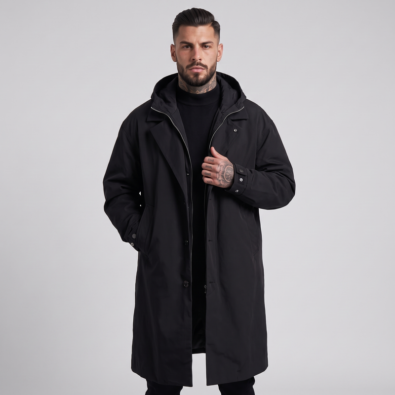 Salisbury trench coat black