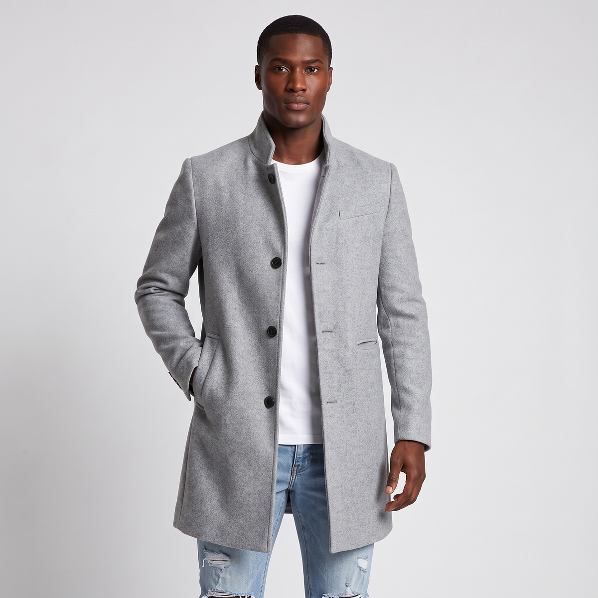 Rossiter topcoat grey