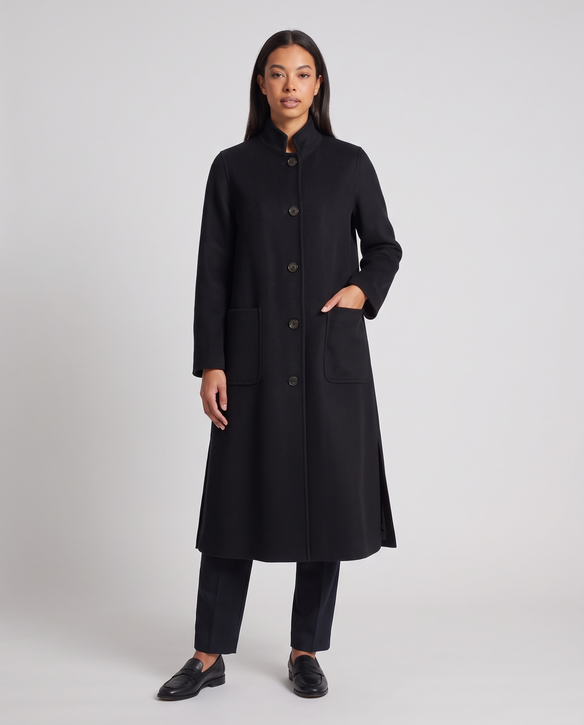 Georgette Black coat