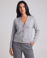Prudence | Women's V-Neck Button-Front Cardigan