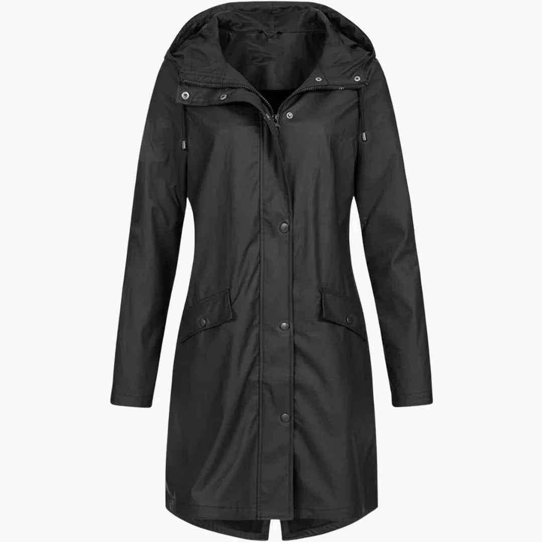 Apollonia | Women's Hooded Longline Parka with Pockets